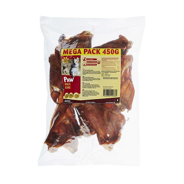 Paw Pig's Ears, 12 stk./450 g