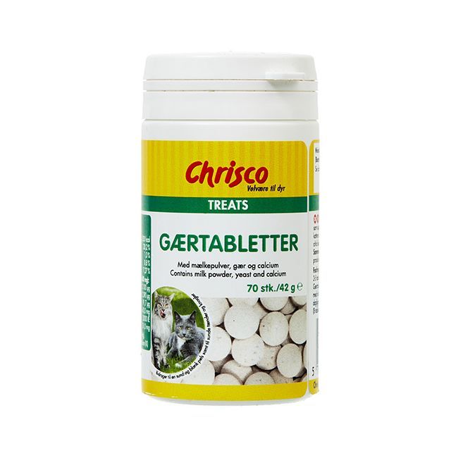 Chrisco Gærtabletter, 70 stk./42 g ℮