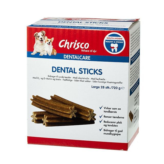 Chrisco Dental Sticks, 28 stk./720 g ℮, Large